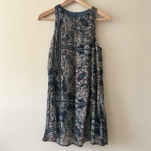 SOLD Abercrombie & Fitch Paisley Navy Dress
